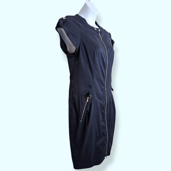Blacky Dress Berlin Blue Industrial Zip Dress - Picture 2 of 8